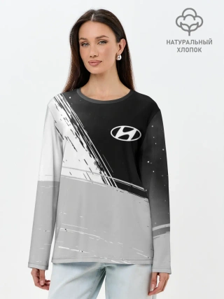 Лонгслив женский. Хлопок / HYUNDAI / Хендай