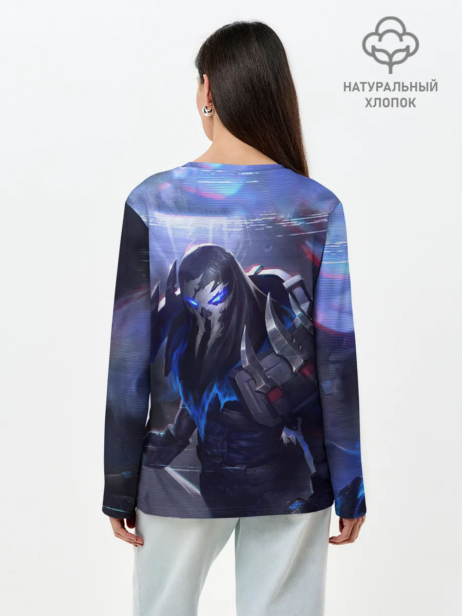 Лонгслив женский. Хлопок / League of legends Pyke