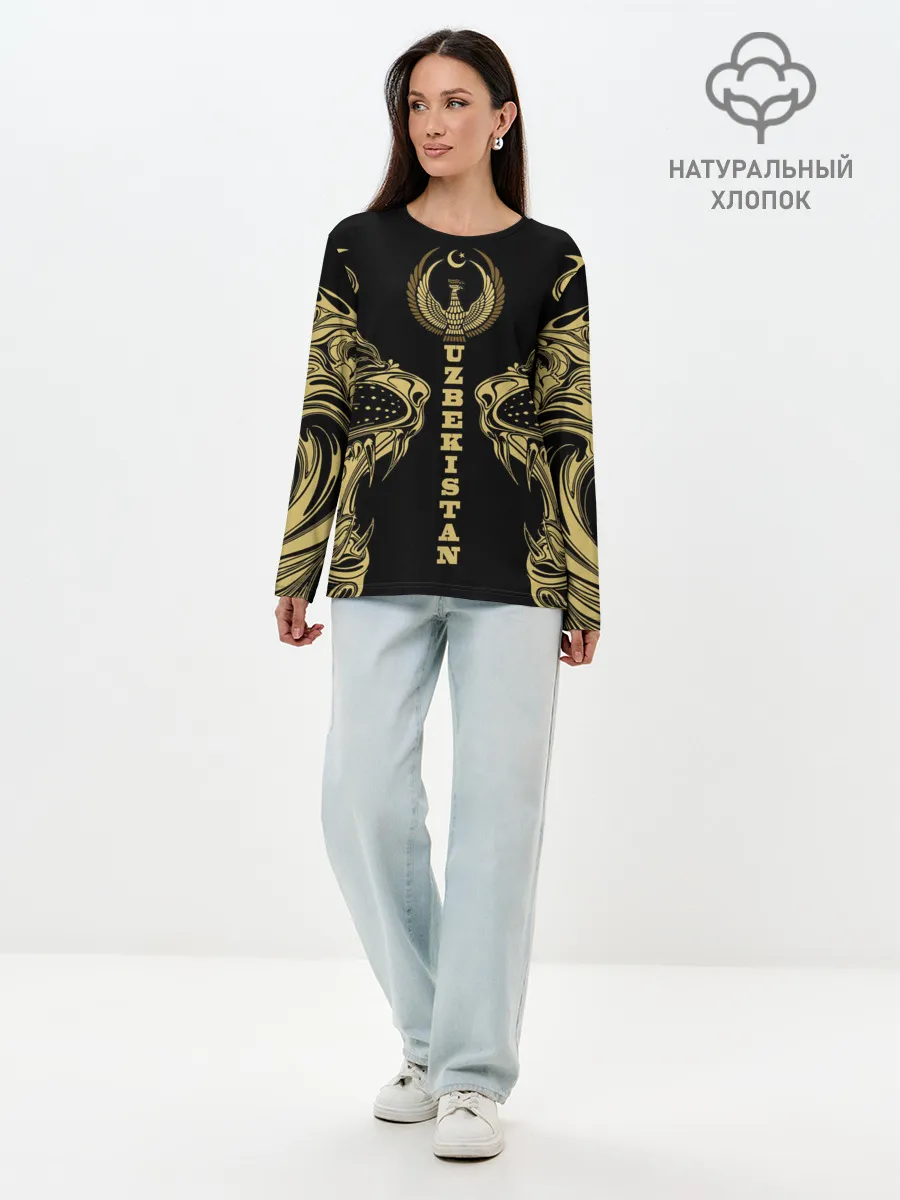 Лонгслив женский. Хлопок / Узбекистан