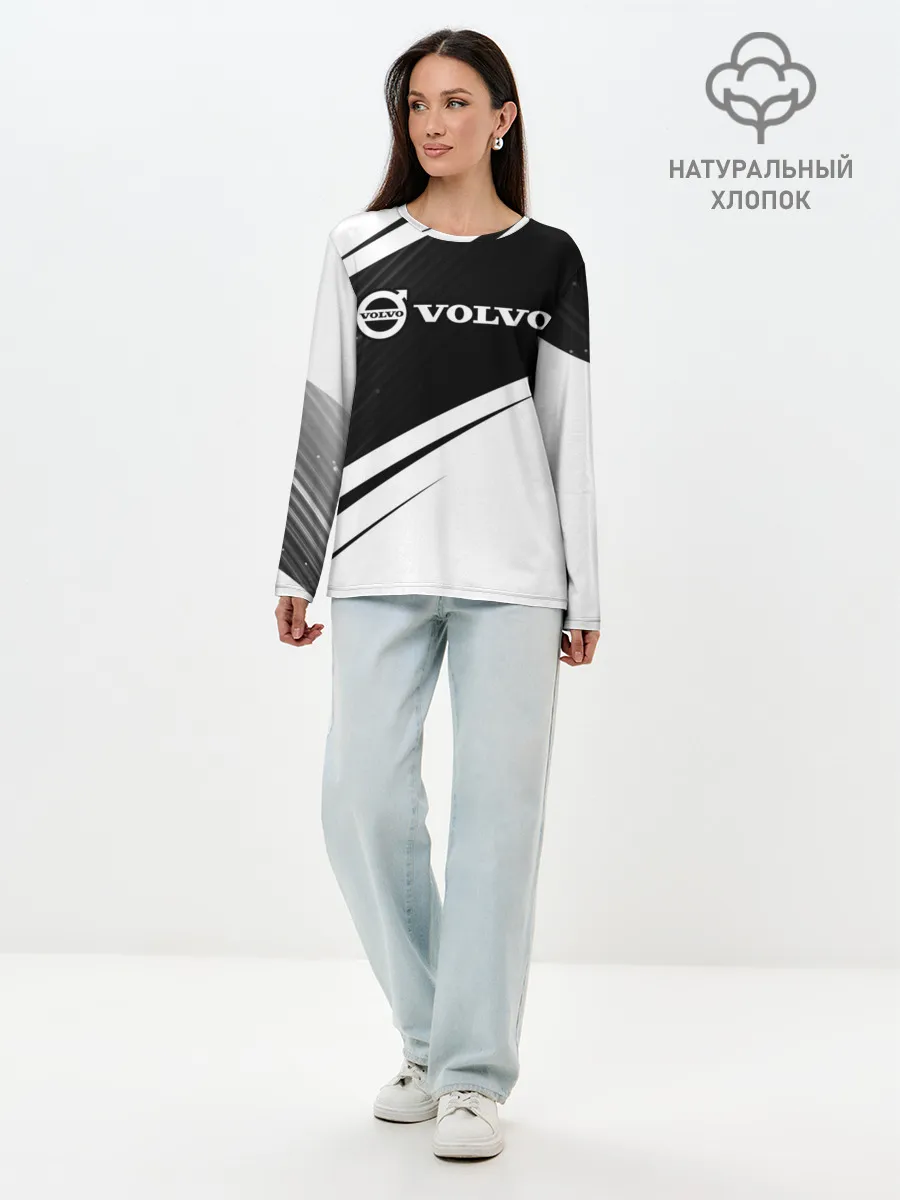 Лонгслив женский. Хлопок / VOLVO / Вольво