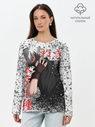 Лонгслив женский. Хлопок / ТОКИЙСКИЙ ГУЛЬ