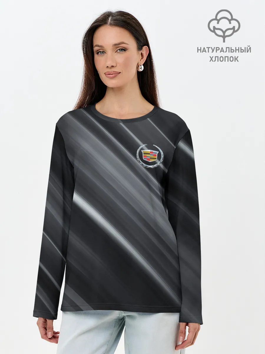 Лонгслив женский. Хлопок / Cadillac | Кадиллак