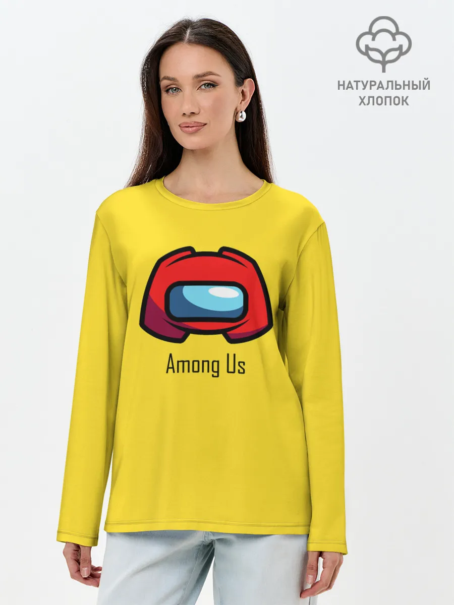 Лонгслив женский. Хлопок / Among Us|LoGo