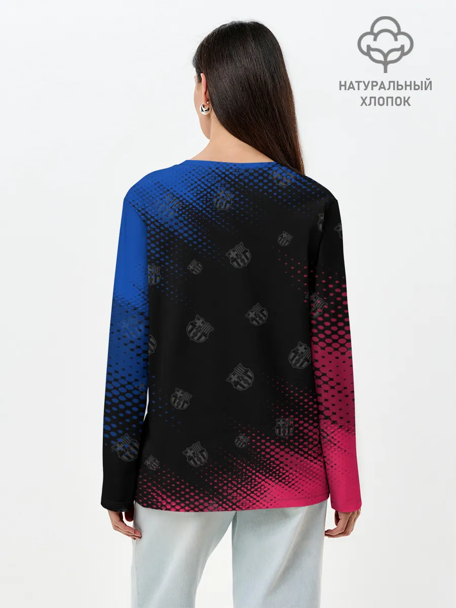 Лонгслив женский. Хлопок / BARCELONA / БАРСЕЛОНА