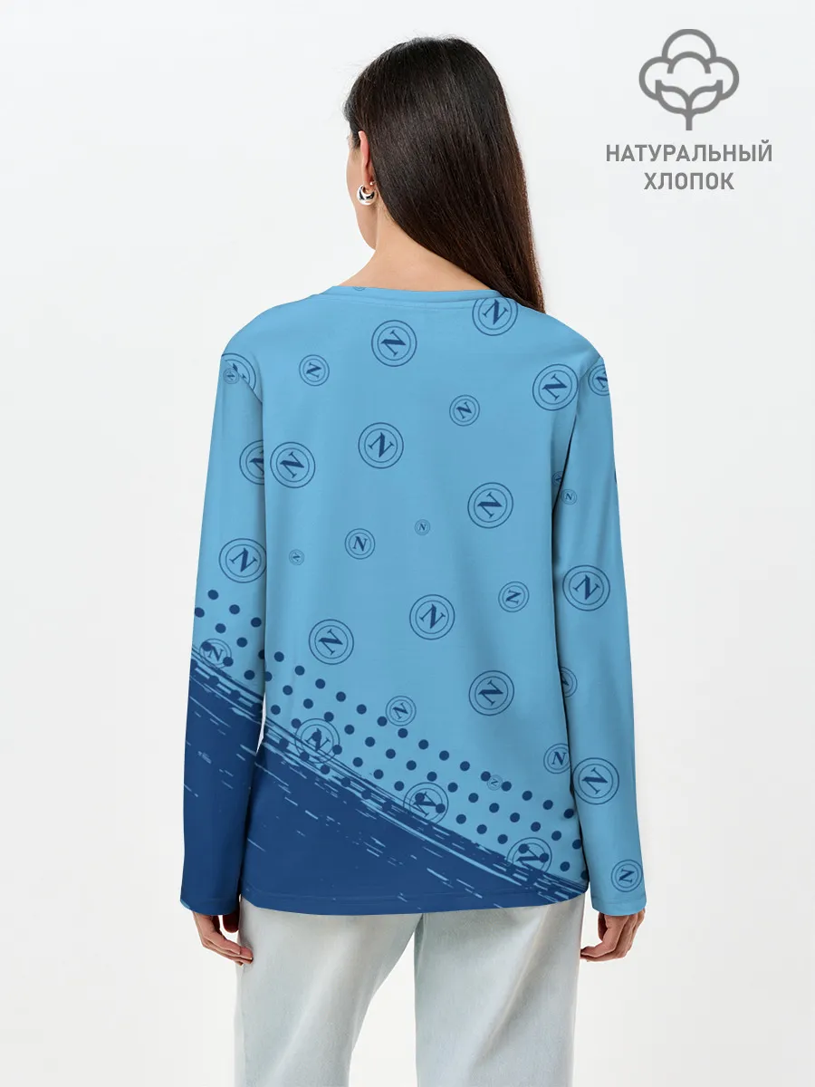 Лонгслив женский. Хлопок / SSC NAPOLI / Наполи