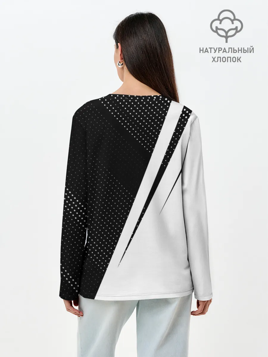 Лонгслив женский. Хлопок / JUVENTUS / ЮВЕНТУС