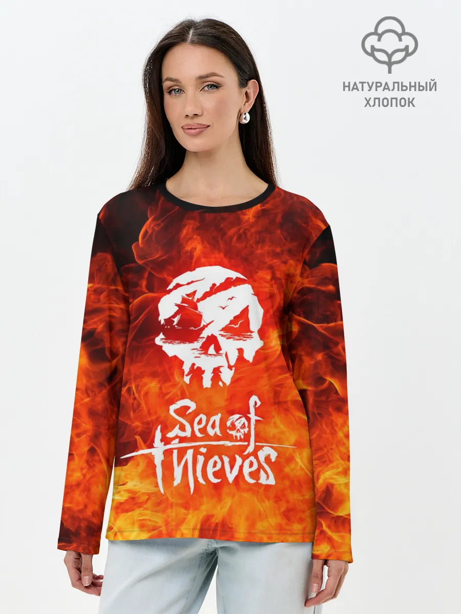 Лонгслив женский. Хлопок / SEA OF THIEVES