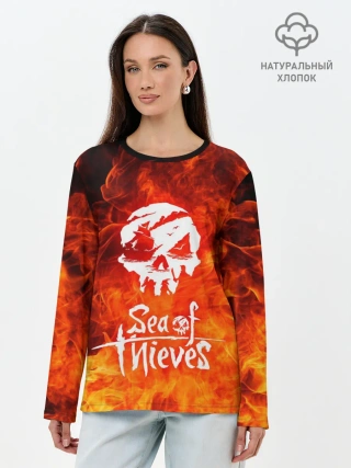 Лонгслив женский. Хлопок / SEA OF THIEVES