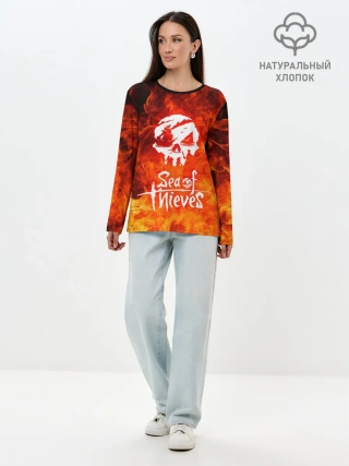 Лонгслив женский. Хлопок / SEA OF THIEVES