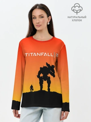Лонгслив женский. Хлопок / TITANFALL 2