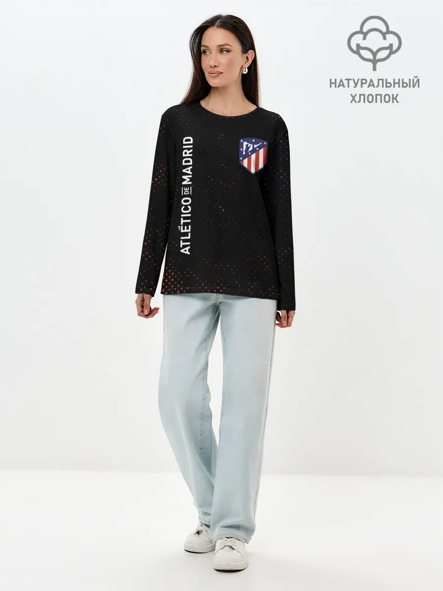 Лонгслив женский. Хлопок / ATLETICO MADRID / Атлетико