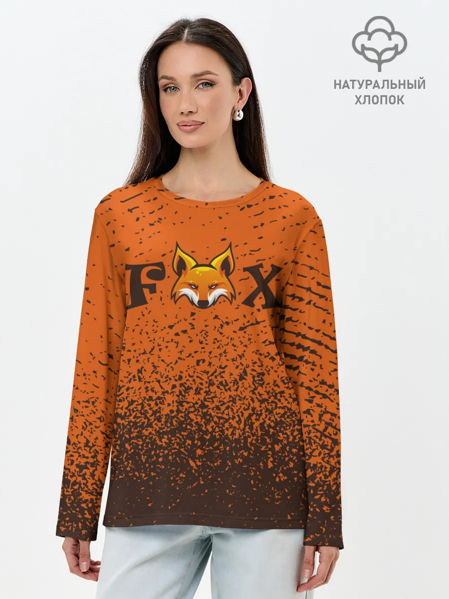 Лонгслив женский. Хлопок / FOX