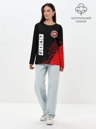 Лонгслив женский. Хлопок / FIAT / Фиат