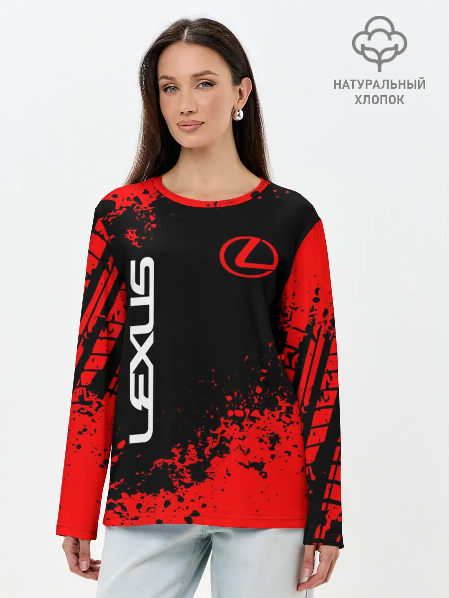Лонгслив женский. Хлопок / LEXUS.