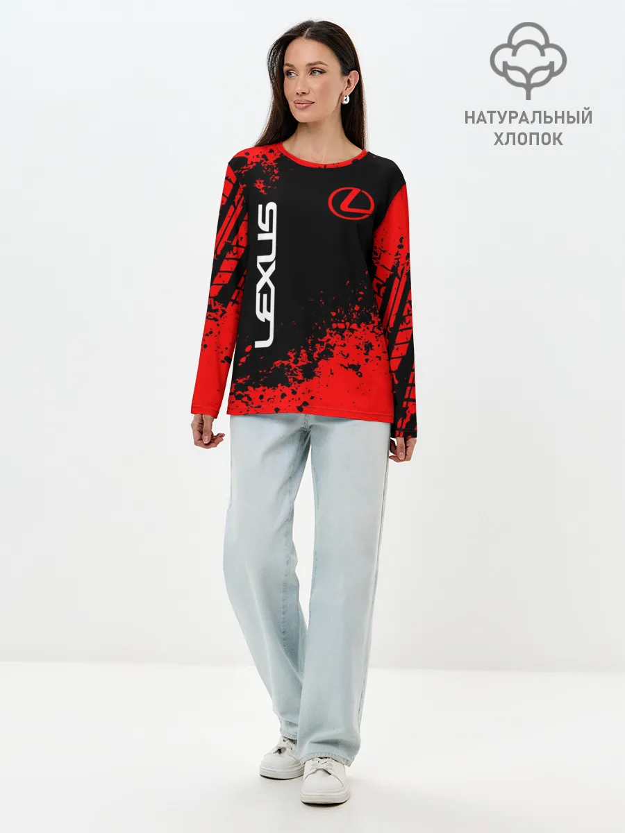 Лонгслив женский. Хлопок / LEXUS.