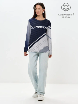 Лонгслив женский. Хлопок / MAZDA / Мазда