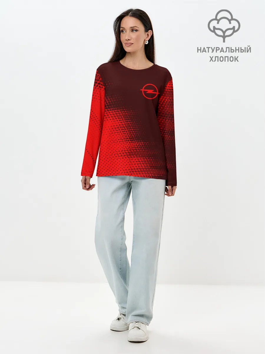 Лонгслив женский. Хлопок / OPEL / Опель