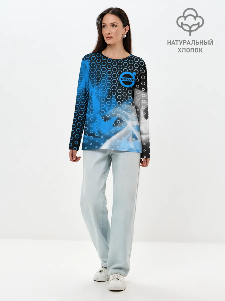 Лонгслив женский. Хлопок / VOLVO / Вольво
