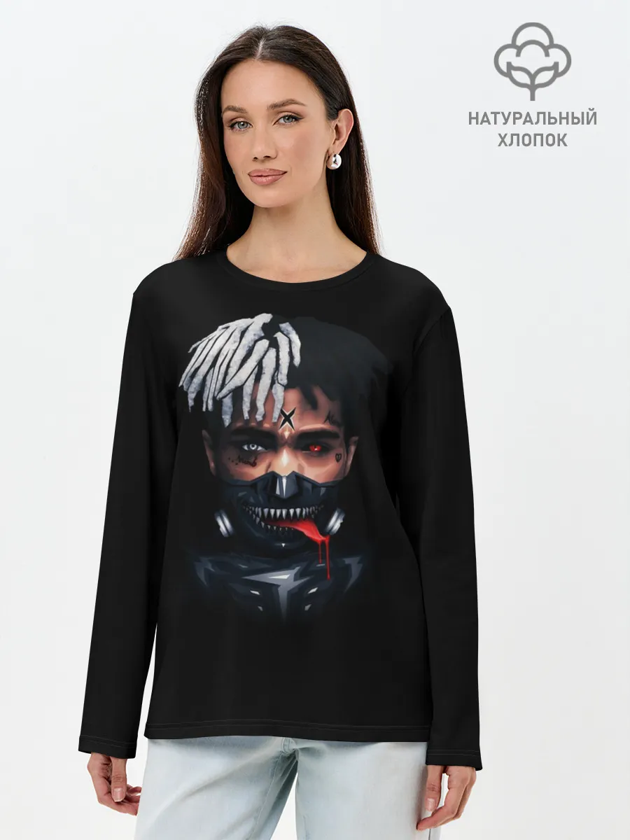 Лонгслив женский. Хлопок / XXXTentacion