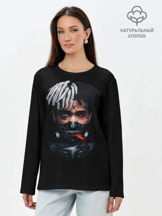 Лонгслив женский. Хлопок / XXXTentacion