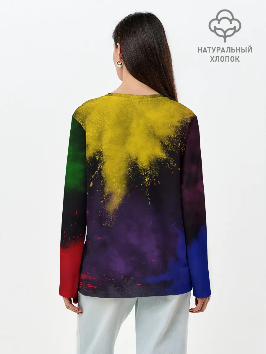 Лонгслив женский. Хлопок / AMONG US.