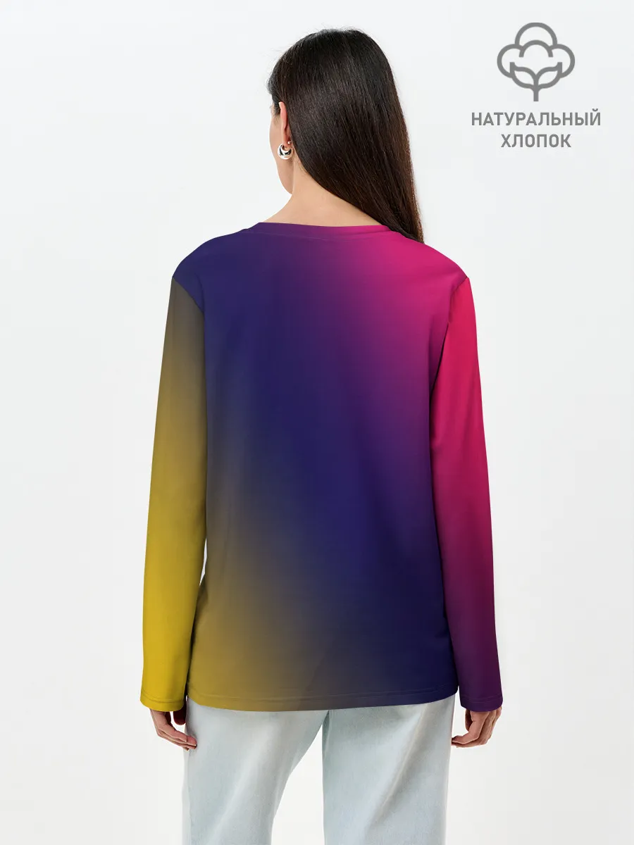 Лонгслив женский. Хлопок / DOOM / ДУМ