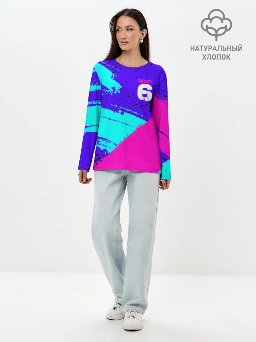 Лонгслив женский. Хлопок / FAR CRY 6 / ФАР КРАЙ 6