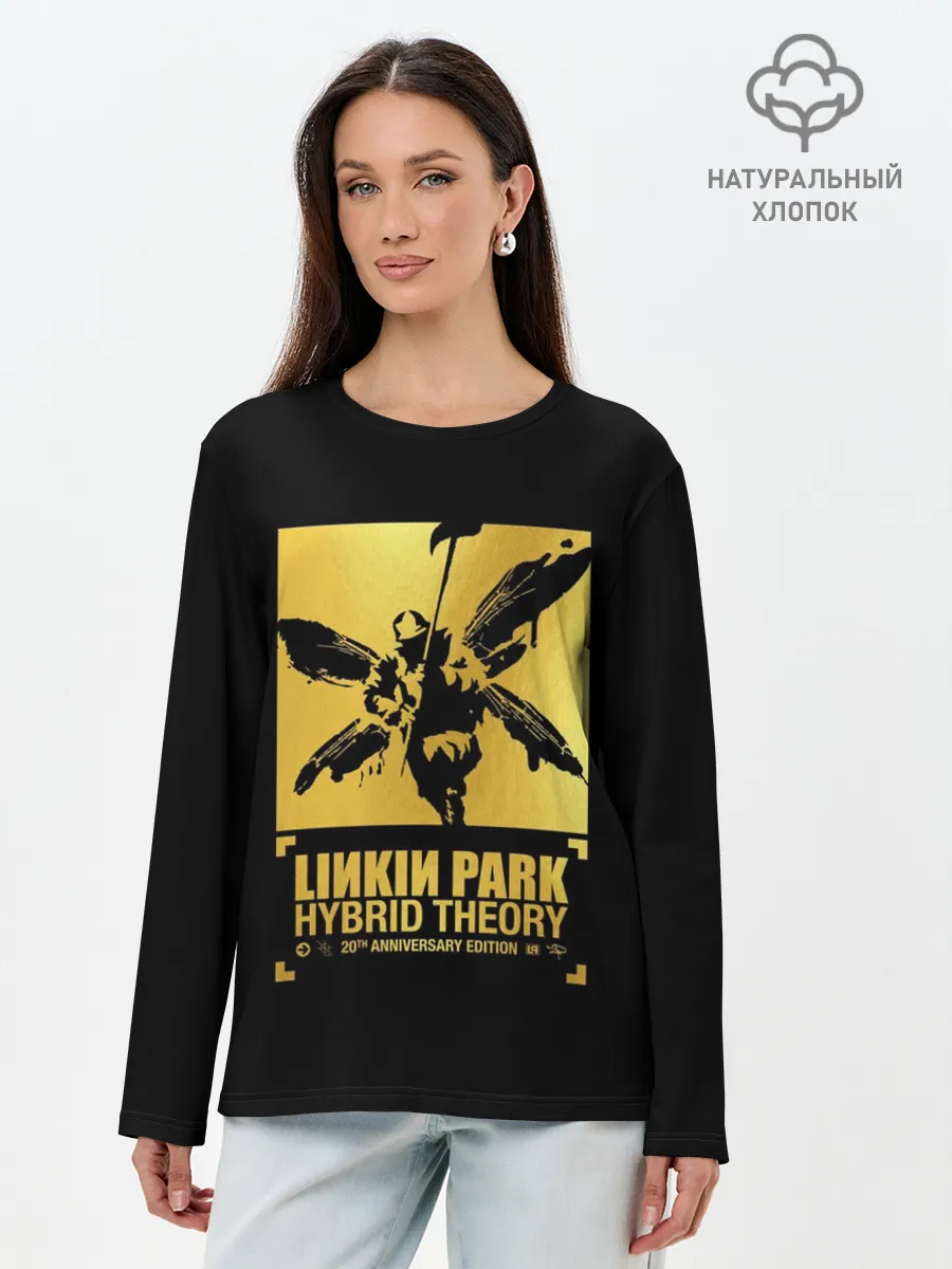 Лонгслив женский. Хлопок / Hybrid Theory 20th Anniversary