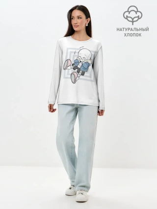 Лонгслив женский. Хлопок / UNDERTALE