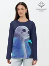Лонгслив женский. Хлопок / UNDERTALE