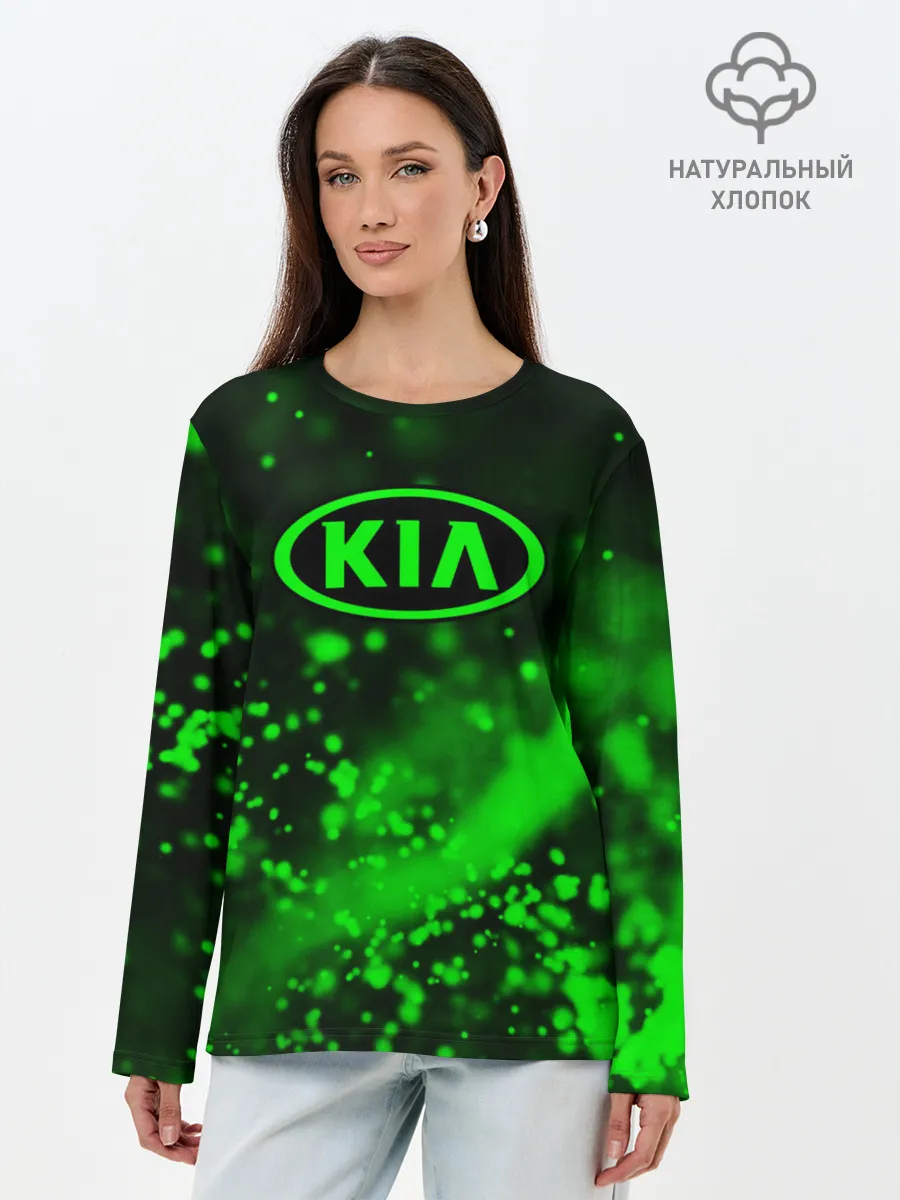 Лонгслив женский. Хлопок / KIA / КИА