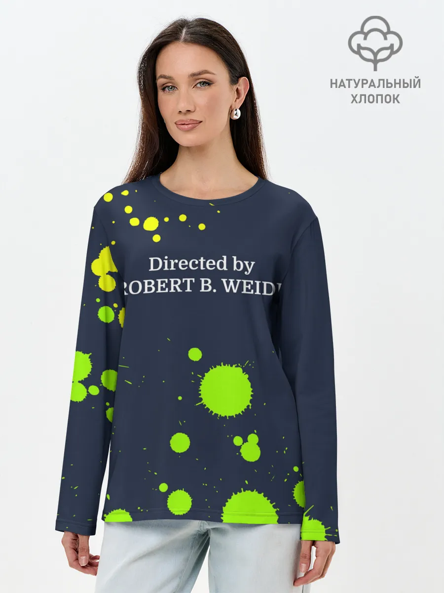 Лонгслив женский. Хлопок / Directed by ROBERT B. WEIDE