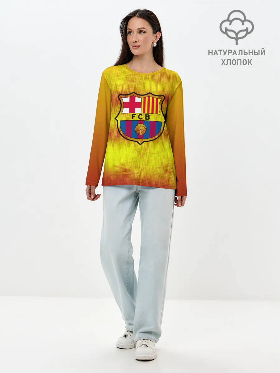 Лонгслив женский. Хлопок / BARCELONA