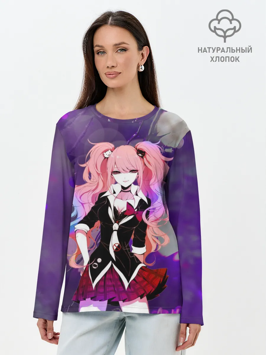 Лонгслив женский. Хлопок / Джунко Эношима