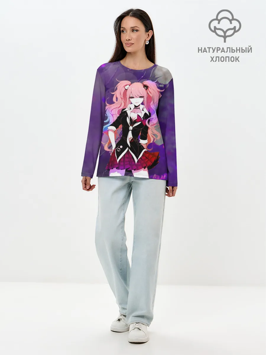 Лонгслив женский. Хлопок / Джунко Эношима