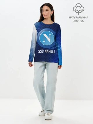 Лонгслив женский. Хлопок / SSC NAPOLI / Наполи