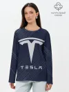 Лонгслив женский. Хлопок / TESLA / Тесла