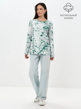 Лонгслив женский. Хлопок / LAND ROVER / Ленд Ровер