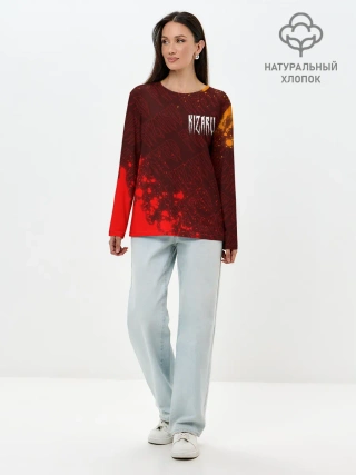 Лонгслив женский. Хлопок / KIZARU / КИЗАРУ