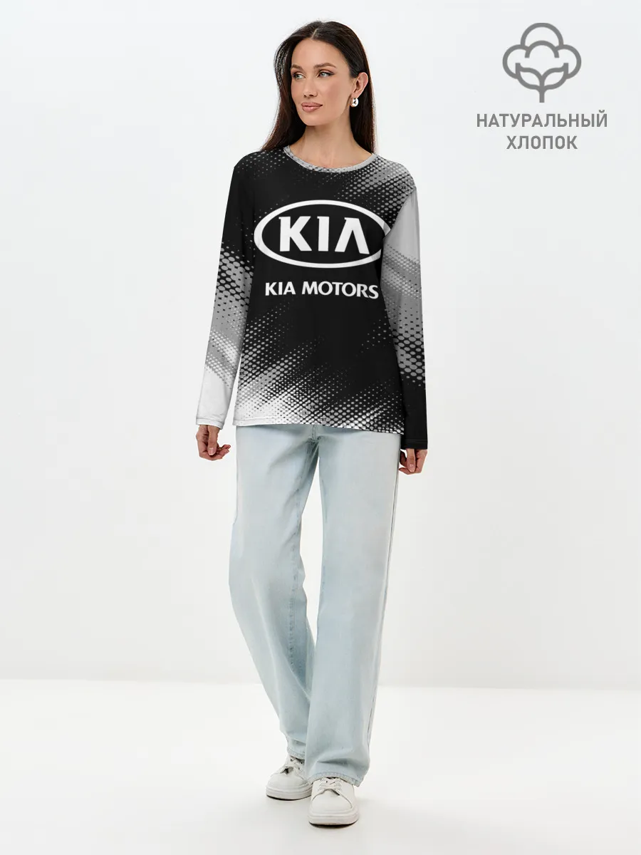 Лонгслив женский. Хлопок / KIA / КИА