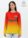 Лонгслив женский. Хлопок / FC BARCELONA