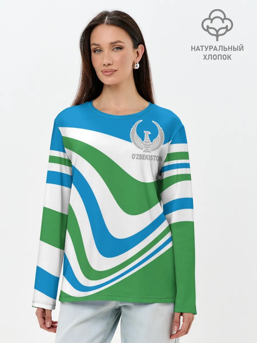 Лонгслив женский. Хлопок / Узбекистан