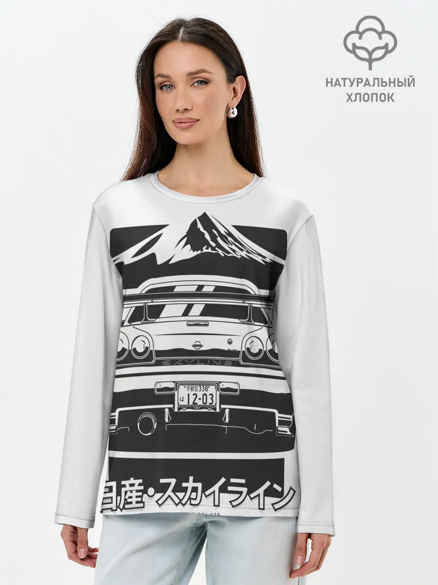 Лонгслив женский. Хлопок / Skyline R 34