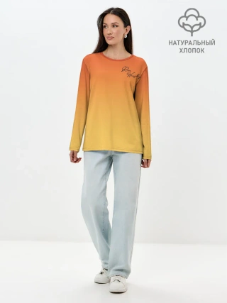 Лонгслив женский. Хлопок / Рон Уизли