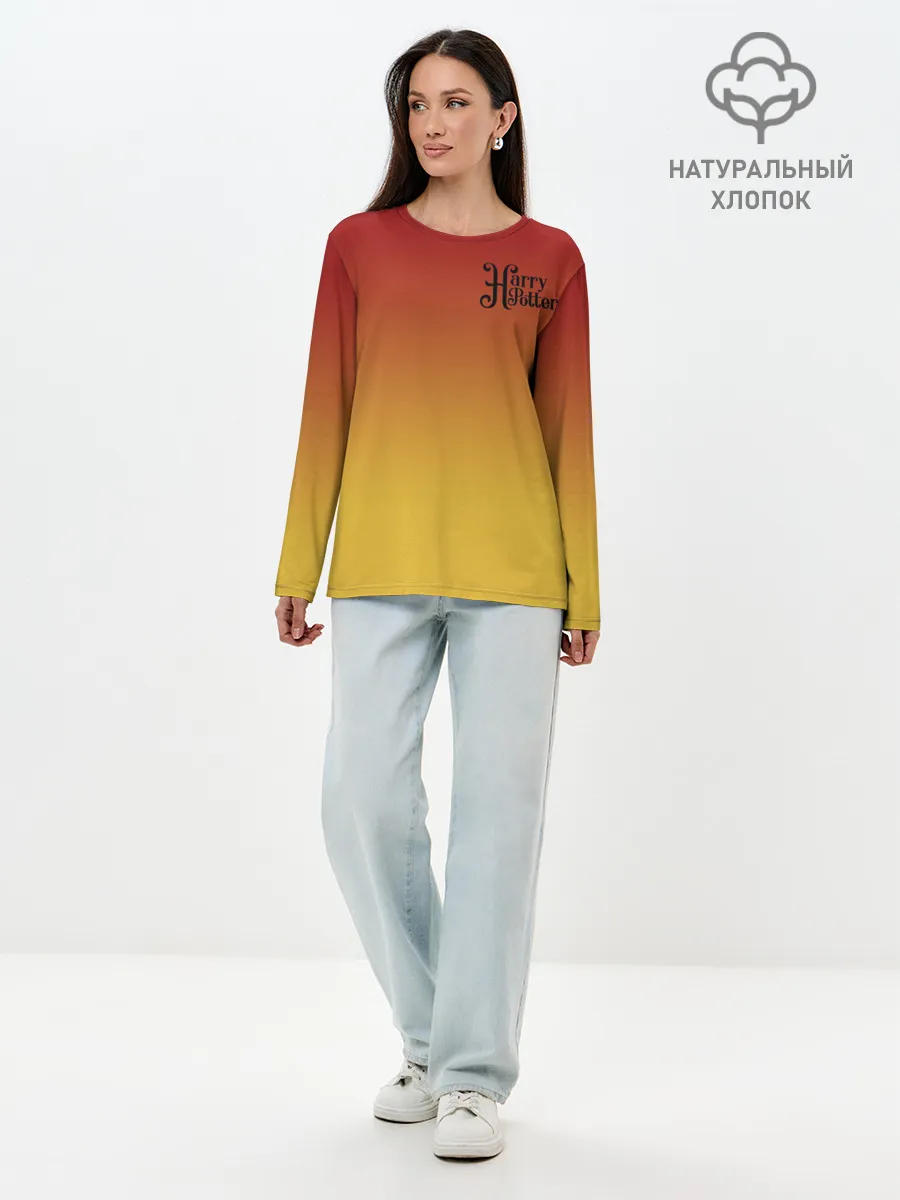 Лонгслив женский. Хлопок / Гарри Поттер