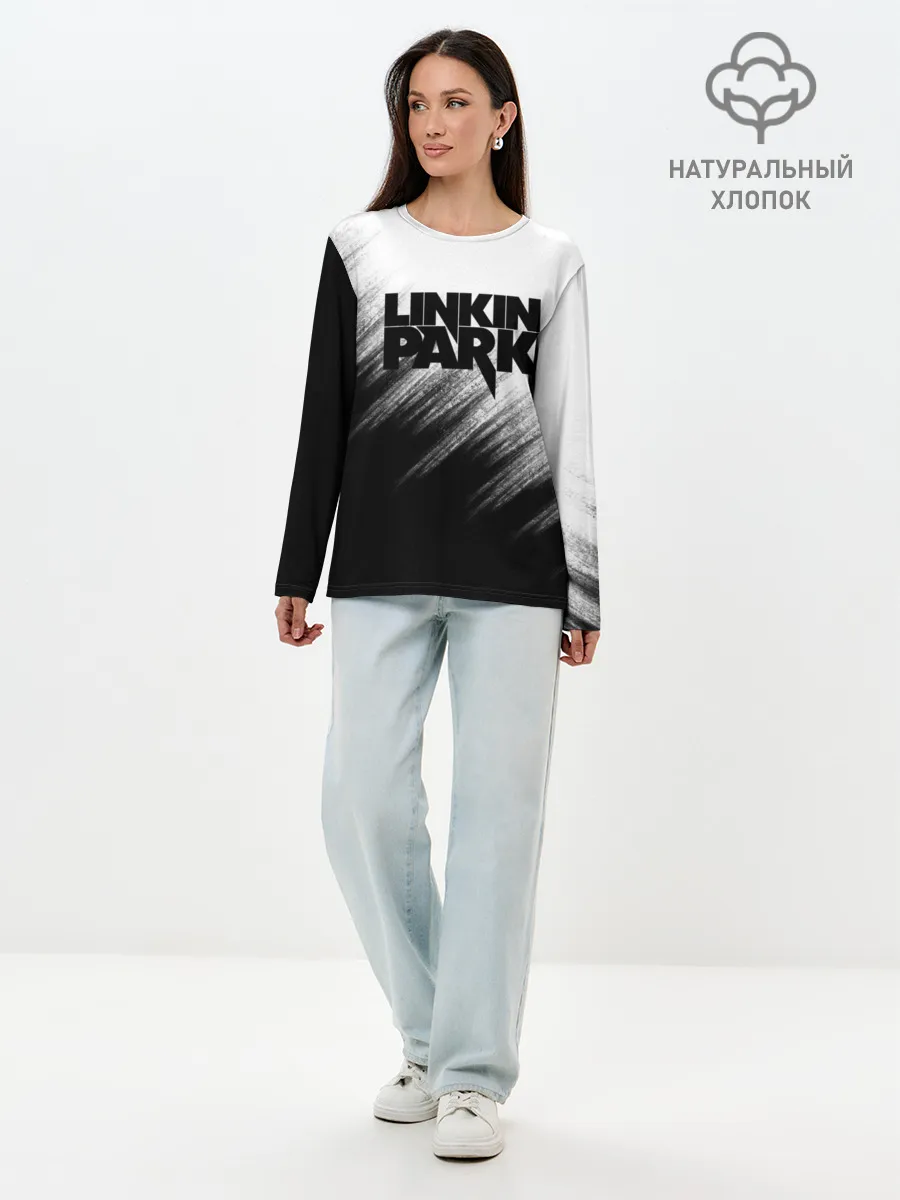 Лонгслив женский. Хлопок / Linkin Park