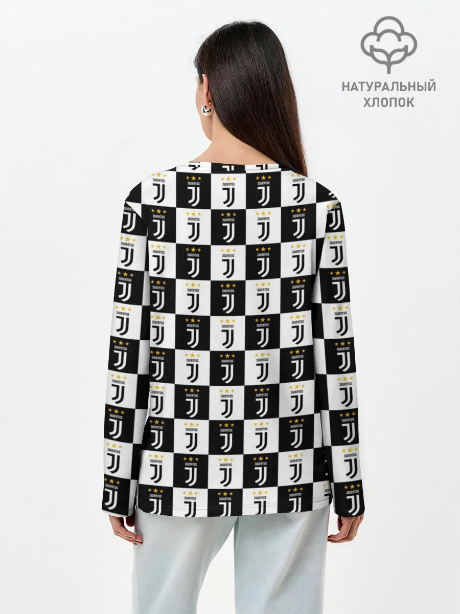 Лонгслив женский. Хлопок / JUVENTUS