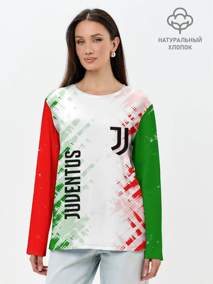 Лонгслив женский. Хлопок / JUVENTUS