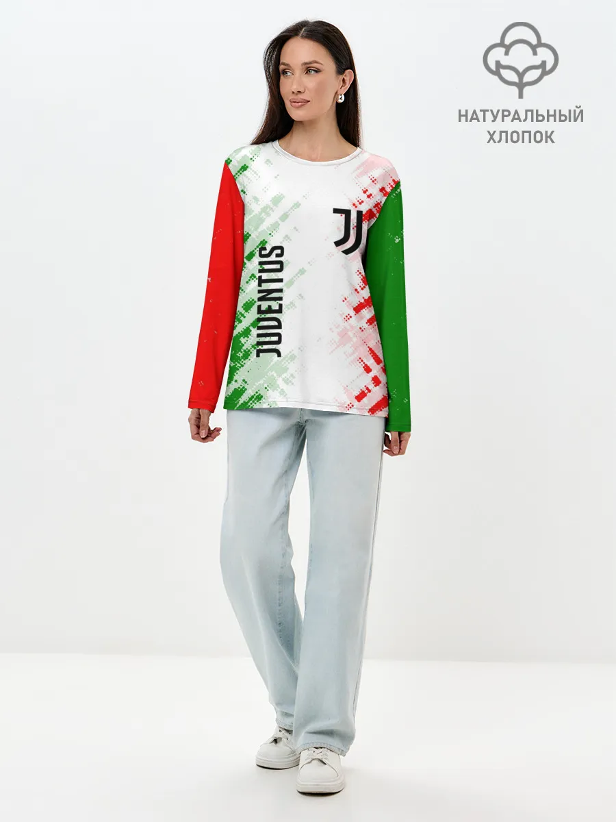 Лонгслив женский. Хлопок / JUVENTUS