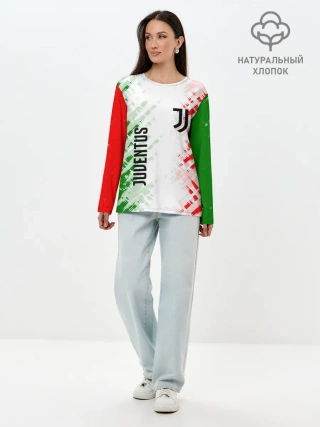 Лонгслив женский. Хлопок / JUVENTUS